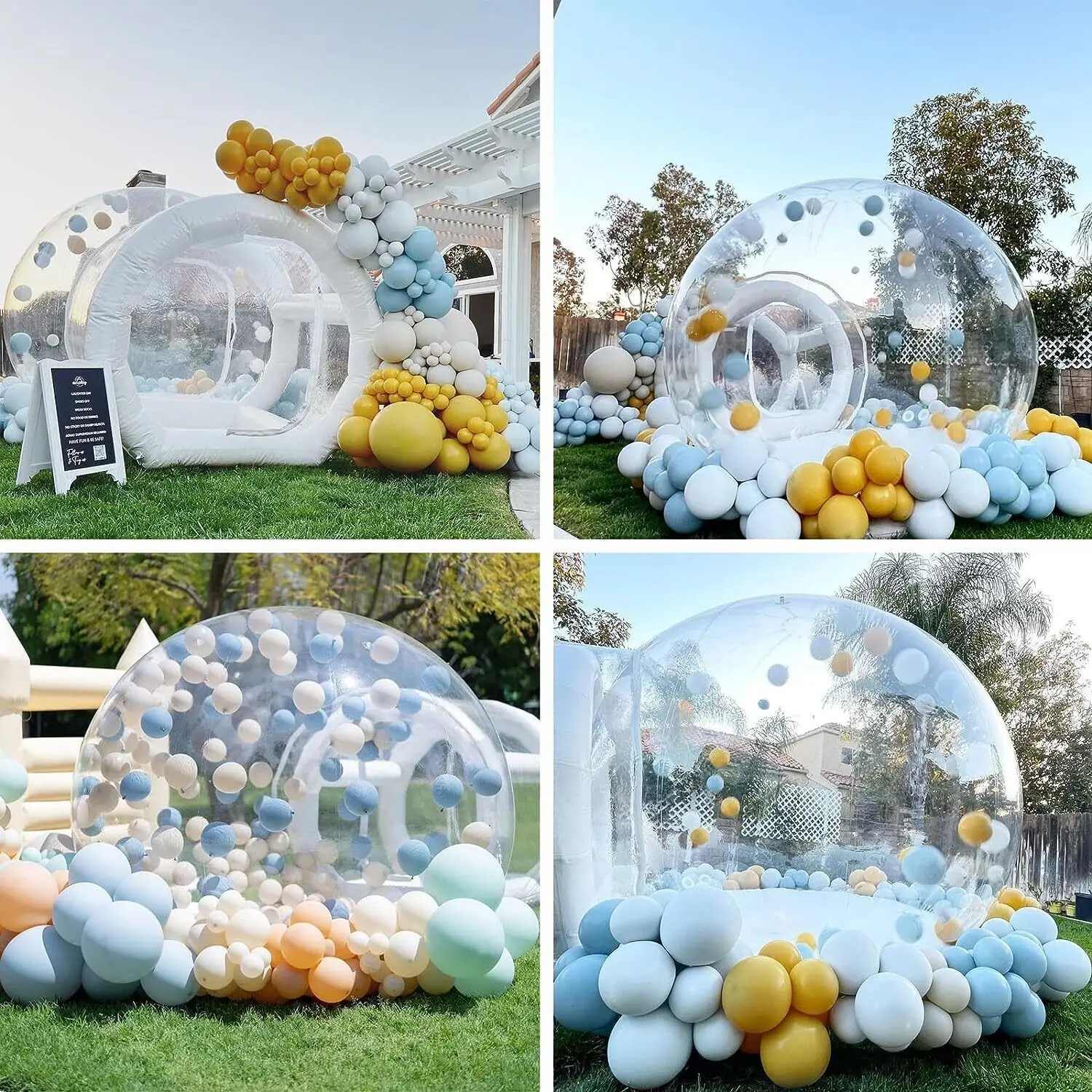 High Quality Inflatable tent Inflatable Bubble Tent Lodge Party Rental bubble balloon house for event and weeding