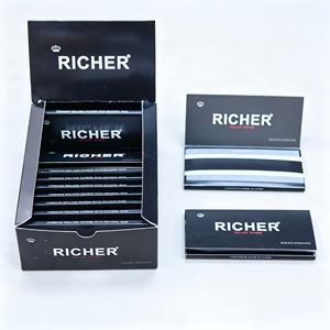 Richer <b>Rolling</b> Papers Double Windows 100 Papers Smoking Paper Customized Your Booklet Package - Product Image 4