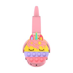 新しいCT950ユニコーンヘッドフォン折りたたみ式キャットイヤーバンプイットアップシリカ折りたたみ式かわいいヘッドセットヘッドフォンイヤホン - Product Image 2