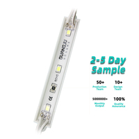 Module LED pour éclairage extérieur, signalisation publicitaire, module lumineux extérieur 12v 2 lampes, signalisation SMD2835, module LED revêtu d'époxy 7510