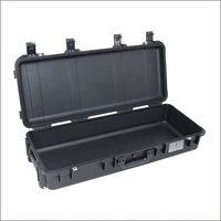 Valise rigide longue à roulettes à prix réduit, étanche IP67, antichoc IK10, pour équipement de tir, transport portable avec mousse