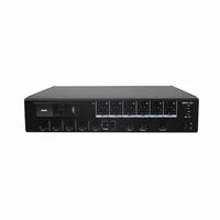 Amplificateur de mixage 1U en rack classe D, 500W max, avec alimentation fantôme, Bluetooth, MP3 et protection EMC