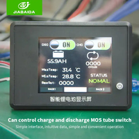 Système de gestion de batterie intelligent Jiabaida bms avec écran LCD tactile, port UART/RS485, 3s-30s