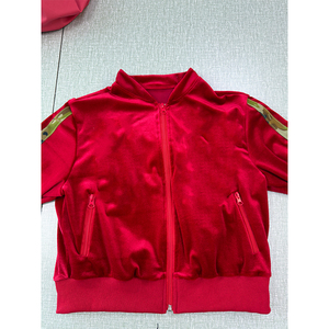 <strong>Womens</strong> Leopard Print 2 Piece Fall Streetwear <strong>Tracksuit</strong> With Stand Collar <strong>Velvet</strong> Jacket and Pants Color Block Outfit Custom logo - Product Image 5