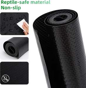 Diskon besar AS tempat tidur garis terarium lantai substrat tempat tidur karpet non-perekat untuk matras reptil kura-kura kadal Gecko - Product Image 5