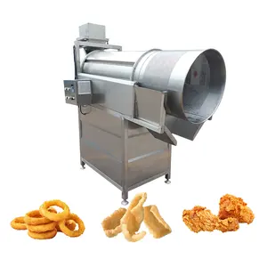 CE Approved Commercial Drum Fried Potato Chips Snacks Food Flavoring Seasoning Mixing Machine