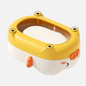 Portable en plastique cochon formation siège de toilette bébé fesses <span class=keywords><strong>lavabo</strong></span> pour pot formation produits de bain en matériau PP Durable - Product Image 4