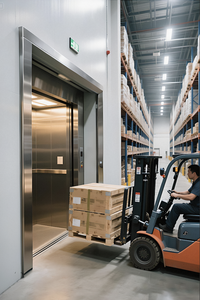 ลิฟท์ไฮดรอลิกอุตสาหกรรม 1 ตัน 2 ตัน 3 ตัน ลิฟท์ขนส่งสินค้า ลิฟท์บรรทุกสินค้า ข้อมูลจำเพาะครบถ้วนสำหรับลิฟท์คลังสินค้า - Product Image 2