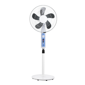 พัดลมตั้งโต๊ะขนาดเล็กแบบพกพา DC/AC พร้อมไฟ LED สำหรับกลางคืน รุ่น LD-1214 พัดลมพลังงานแสงอาทิตย์ - Product Image 5