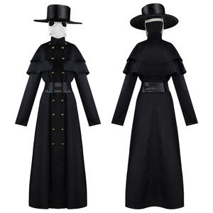 प्लेग डॉक्टर कौम के साथ प्लेग डॉक्टर कौवे पोशाक के साथ डार्क परफॉर्मेंस आउटफिट पोशाक - Product Image 2