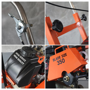Cortadora de Concreto con Cuchilla de 350 mm, Motor de Gasolina, Máquina para Cortar Carreteras - Product Image 4