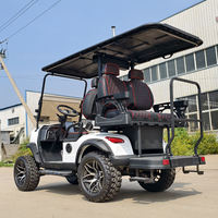 Voiturette de golf hautement personnalisable 3-4 places Batterie au lithium ou au plomb-acide en option 48V/60V/72V 50-70Km/h