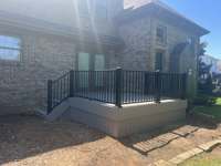 Vente chaude Garde-corps en aluminium pour balcon Escalier Systèmes de garde-corps en aluminium à piquets