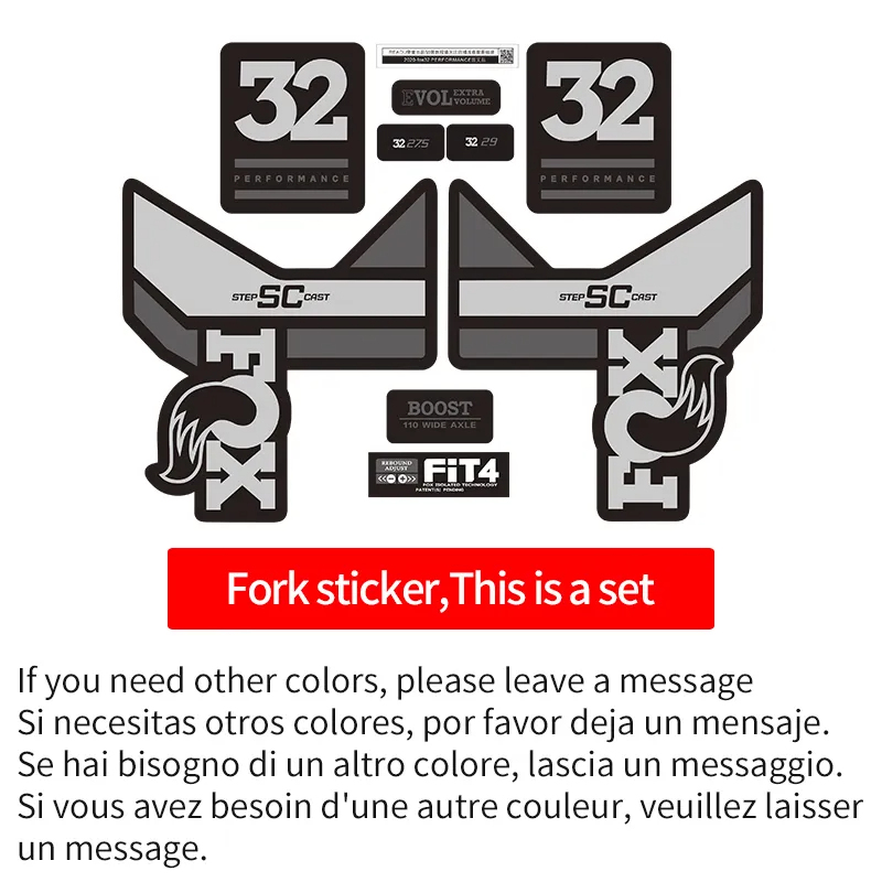 Adesivi Sticker Per Forcella Bici – Personalizza La Tua Bicicletta Con Stile