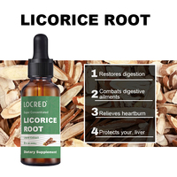 Vente en gros de produits de marque privée Soutient la santé digestive Complément alimentaire liquide à l'extrait de racine de réglisse