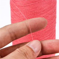 Colorful Eco-Friendly Recycled Cotton/Polyester Blended Open End Knitting Yarn for Socks and Towel Fabric