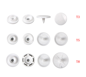 Boutons-pression en plastique <span class=keywords><strong>T3</strong></span> T5 T8, attaches en résine, boutons sans couture pour <span class=keywords><strong>couches</strong></span> lavables/bavoirs/serviettes non jetables - Product Image 3