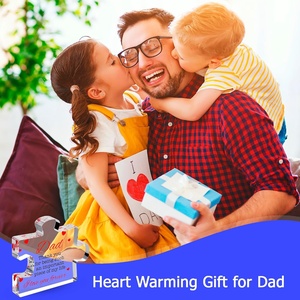 Blocco Puzzle in Acrilico Inciso - Regalo per la Festa del Papà e <span class=keywords><strong>Compleanno</strong></span> - Ricordo Emozionante per Papà, Figlio, <span class=keywords><strong>Figlia</strong></span>, Uomini - Product Image 6