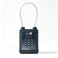 Cadenas électronique à câble en acier avec mot de passe, faible consommation, surveillance à distance pour la protection des biens de fret et de transit