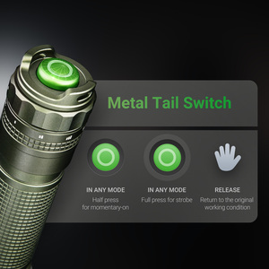 Ta30c <span class=keywords><strong>Max</strong></span> El Feneri 3000 Lumen Ngoài Trời LED Đèn Pin Chiến Thuật Mạnh Mẽ <span class=keywords><strong>Torch</strong></span> Ánh Sáng Với IP68 Đánh giá - Product Image 4