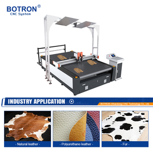 Kỹ thuật số phẳng CNC dao động dao tự động chính hãng da máy cắt với Máy quét máy ảnh - Product Image 3