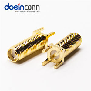 PCB düz tip RF koaksiyel 50Ohm konnektör 6GHz için uzun uzunluk SMA Jack kadın soketli konnektör - Product Image 4