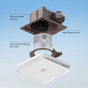 <span class=keywords><strong>Ventilateur</strong></span> <span class=keywords><strong>de</strong></span> ventilation à <span class=keywords><strong>moteur</strong></span> AC 30x30cm, montage au plafond, pour <span class=keywords><strong>salle</strong></span> <span class=keywords><strong>de</strong></span> <span class=keywords><strong>bain</strong></span>, toilettes, cuisine, évacuation <span class=keywords><strong>de</strong></span> la fumée, ventilation, extracteur d'air - Product Image 2
