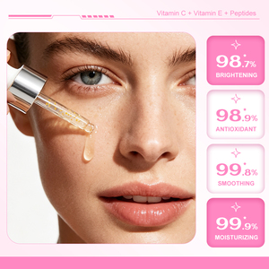 เซรั่มวิตามินซีแบบเม็ดน้ำมัน 30 มล. ปรับสีผิวให้กระจ่างใส ลดความหมองคล้ำ ฟื้นฟูผิว ต่อต้านอนุมูลอิสระ บำรุงผิวชุ่มชื้น - Product Image 3