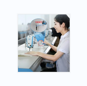 Jack Industrial Computerized Flat-Bed Sewing Machine with <b>Lock</b> Stitch Motor for Women's Underwear-High-Speed Easy to Operate - Product Image 1