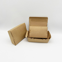 Vente directe d'usine, contenants alimentaires jetables en papier kraft écologiques de haute qualité, portables, pour salades, sushis et plus encore