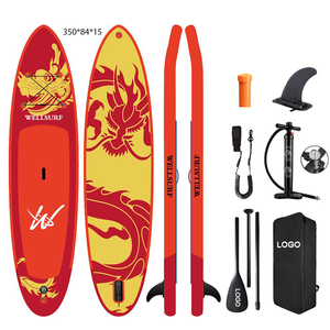 Tabla de Paddle Surf Inflable ISUP de 11'6/350cm, Estable, Colorida, para Yoga, de Fábrica Confiable - Product Image 4