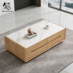 factory made cheapest customize <b>large</b> stock Eco-Friendly New Design Modern Side Table Living Room Furniture Wood Coffee Table - Product Image 3