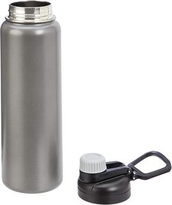 Bouteille d'eau isotherme en acier inoxydable de grande taille Basics - Product Image 1
