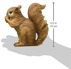 Figuras de Ardillas del Bosque de Poliresina al por Mayor, Chomper y Scamper, Estatuas de Jardín, 7 Pulgadas, Multicolores - Product Image 2