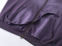 Sudadera con Capucha Raglán de Felpa 100% Algodón, 430G, Lisa, Talla Grande, con Doble Cremallera y Bolsillo Canguro, Unisex, Nueva Colección Otoño Invierno, Venta al Por Mayor