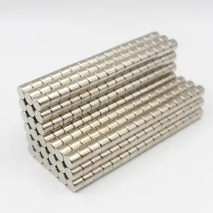Super Strong Permanent Neodymium Magnet Round Customized 10 X 15 Mm Magnet