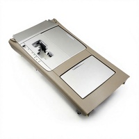 Evoresn Console Centrale de Voiture avec Accoudoir, Garniture Beige, Boîte de Rangement pour Levier de Vitesse, Cadre de Tableau de Bord en ABS/PC+ABS, pour Toyota 2007-201