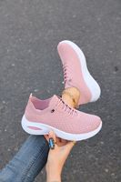 Zapatillas Deportivas Transpirables con Plataforma de Amortiguación de Aire, Logotipo Personalizado OEM ODM, Ligeras, de Malla, con Plataforma, Casuales, para Exteriores