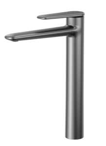 Single Lever Basin Mixer Tap, <b>Brushed</b> Silver/Gun Grey/Rose Gold, 360 Swivel <b>Deck</b> Mount, Premium Wholesale, OEM Factory - Product Image 5