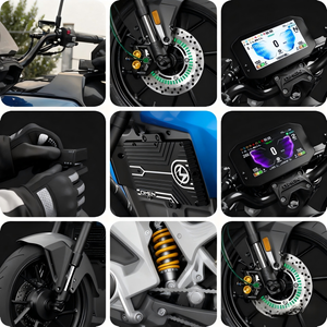 Moto de course urbaine 72V 3000W à moteur moyeu haute vitesse 95km/h pour trajets urbains - Product Image 2