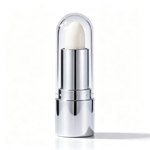 Lápiz Labial Humectante y Calmante Personalizado con Tubo Plateado para el Cuidado Labial Diario Humectante y No Grasoso - Product Image 3