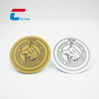 Dia 75/100mm redondo NTAG 213 grifo para dar etiquetas adhesivas código QR impresión personalizada Iglesia NFC etiqueta