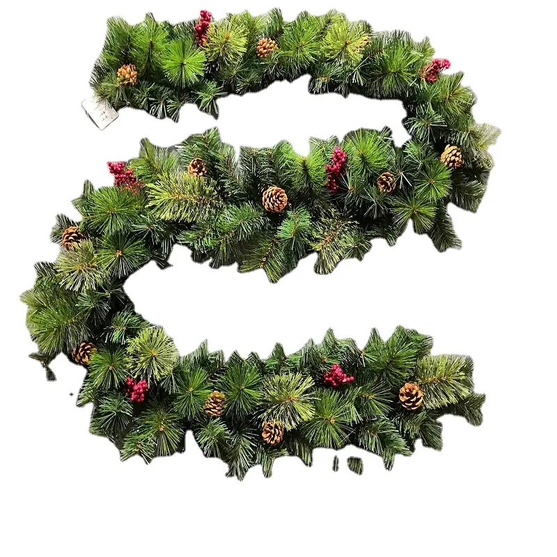 Home Party Christmas Decoration Plain Branches Christmas Garland Wreath Xmas