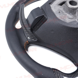 Volante de fibra de carbono brillante personalizado privado para <span class=keywords><strong>BMW</strong></span> <span class=keywords><strong>X5</strong></span> X6 E70 E71/cambio de paletas - Product Image 5