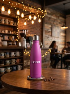 Borraccia in Acciaio Inox a <span class=keywords><strong>Forma</strong></span> di Cola con Logo Personalizzato, Thermos a Doppia Parete Sottovuoto, Bottiglia Sportiva Promozionale all'Ingrosso - Product Image 6
