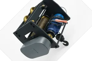 10 Ton Electric Wire Rope <b>Hoist</b> 100MtrsElectric Wire Rope <b>Hoist</b> 2 Tons 380V Remote Control Blue Metal Industrial <b>Hoist</b> For Groun - Product Image 5