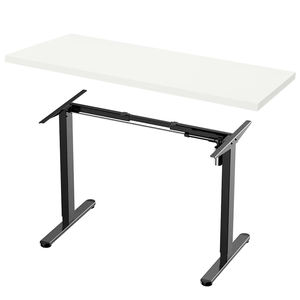 Marco de escritorio de pie Mesa eléctrica Marco de <span class=keywords><strong>metal</strong></span> Ergonómico 28 a 46 pulgadas Altura ajustable Base de mesa de acero Mesa de 20x40 pulgadas - Product Image 1