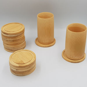 Vente de gros Sous-verres en bambou et céramique pour décoration de bar Sous-verres en bois - Product Image 1