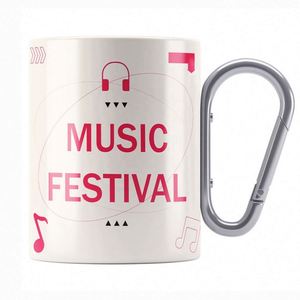 Custom Stainless Steel <b>Camping</b> Carabiner Mug Promotional Drinkware for Coffee Drinking <b>Cup</b> - Product Image 5