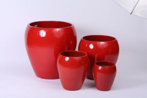 Горячий завод напрямую оптом Глазурованный керамический цветочный горшок для внутреннего/наружного использования - Product Image 3